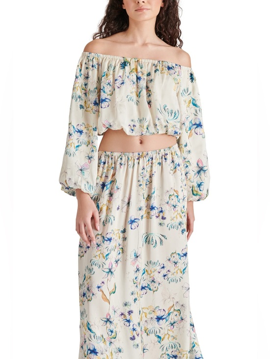 Steve Madden Dresses & Skirts - Steve Madden Cream Floral Maxi Skirt